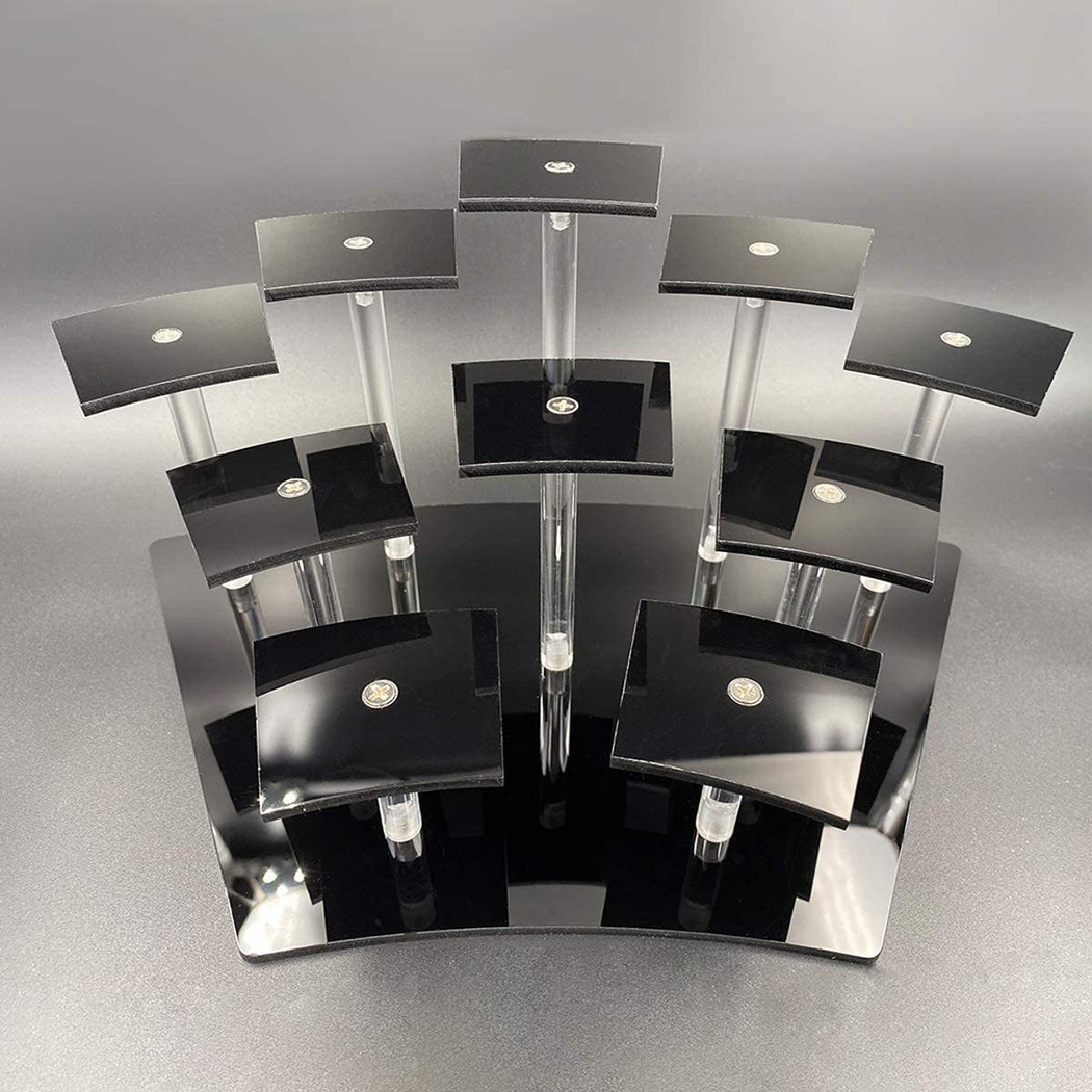 Food Storage With Dividers - Soporte de exhibición acrílico para postres,