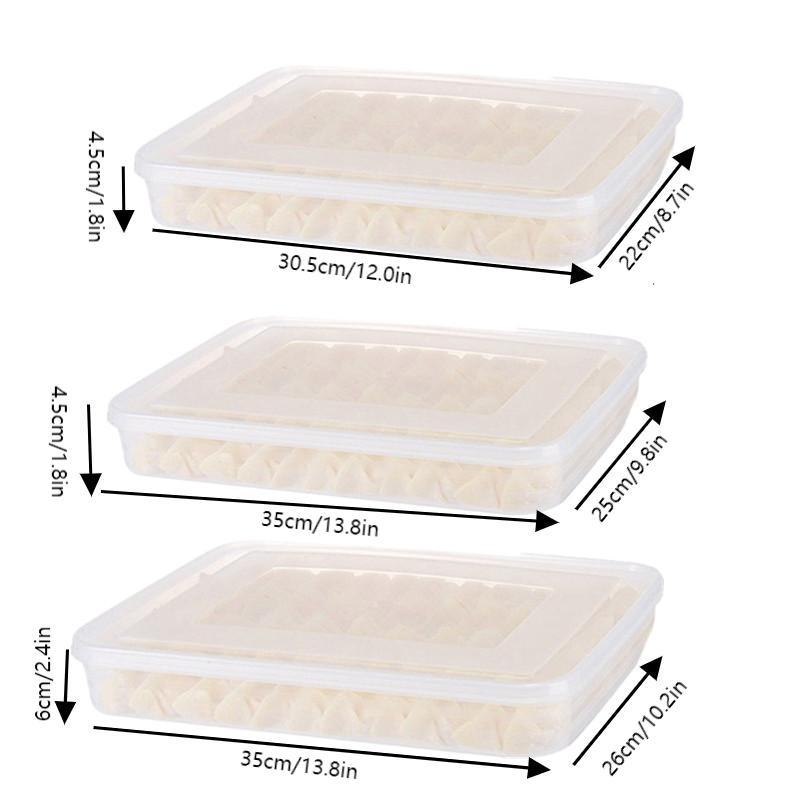 Food Storage With Dividers - Caja de Almacenamiento para Cocina, Organizador