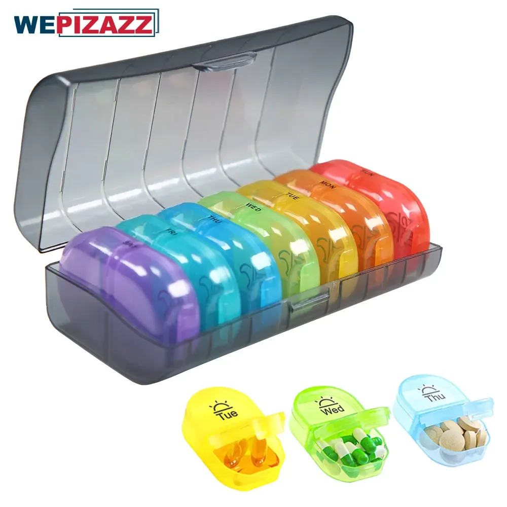 Pastillero 2 veces al día, pas - Food Storage With Dividers reseña y precio
