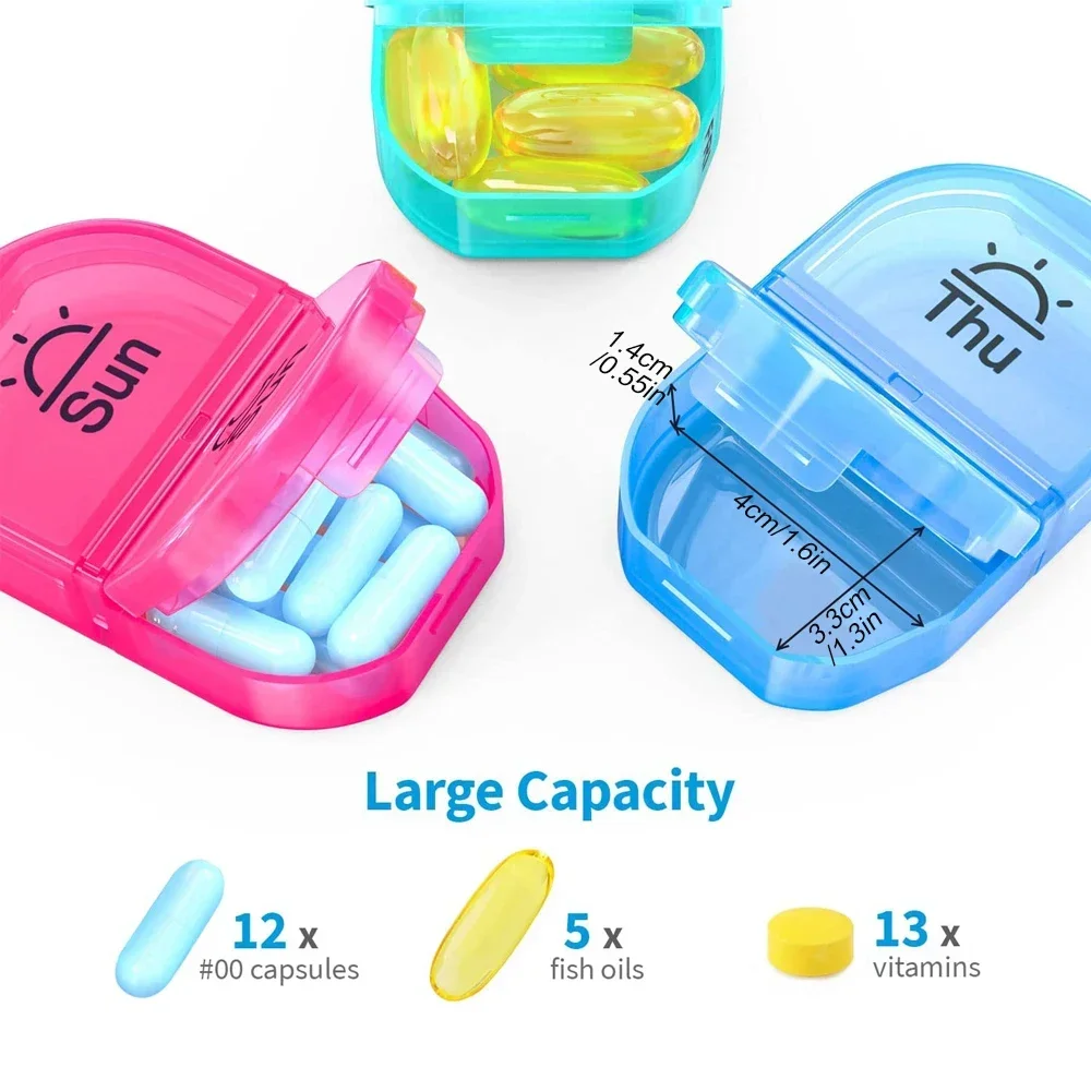 Pastillero 2 veces al día, pas - Food Storage With Dividers reseña y precio