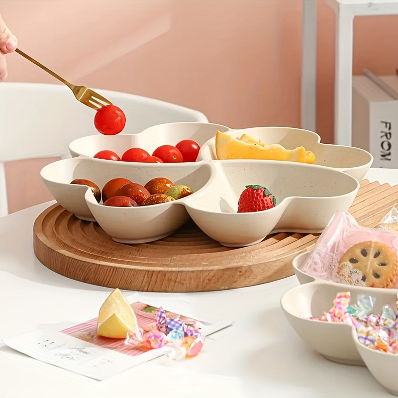 Plato de frutas en forma de co - Food Storage With Dividers reseña y precio