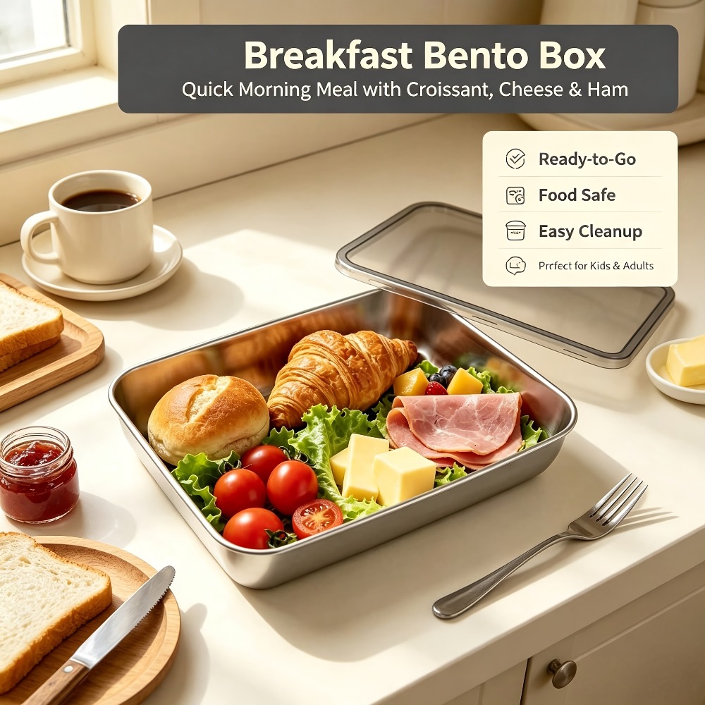 Juego de 6 bandejas de acero i - Food Storage Oven Safe reseña y precio