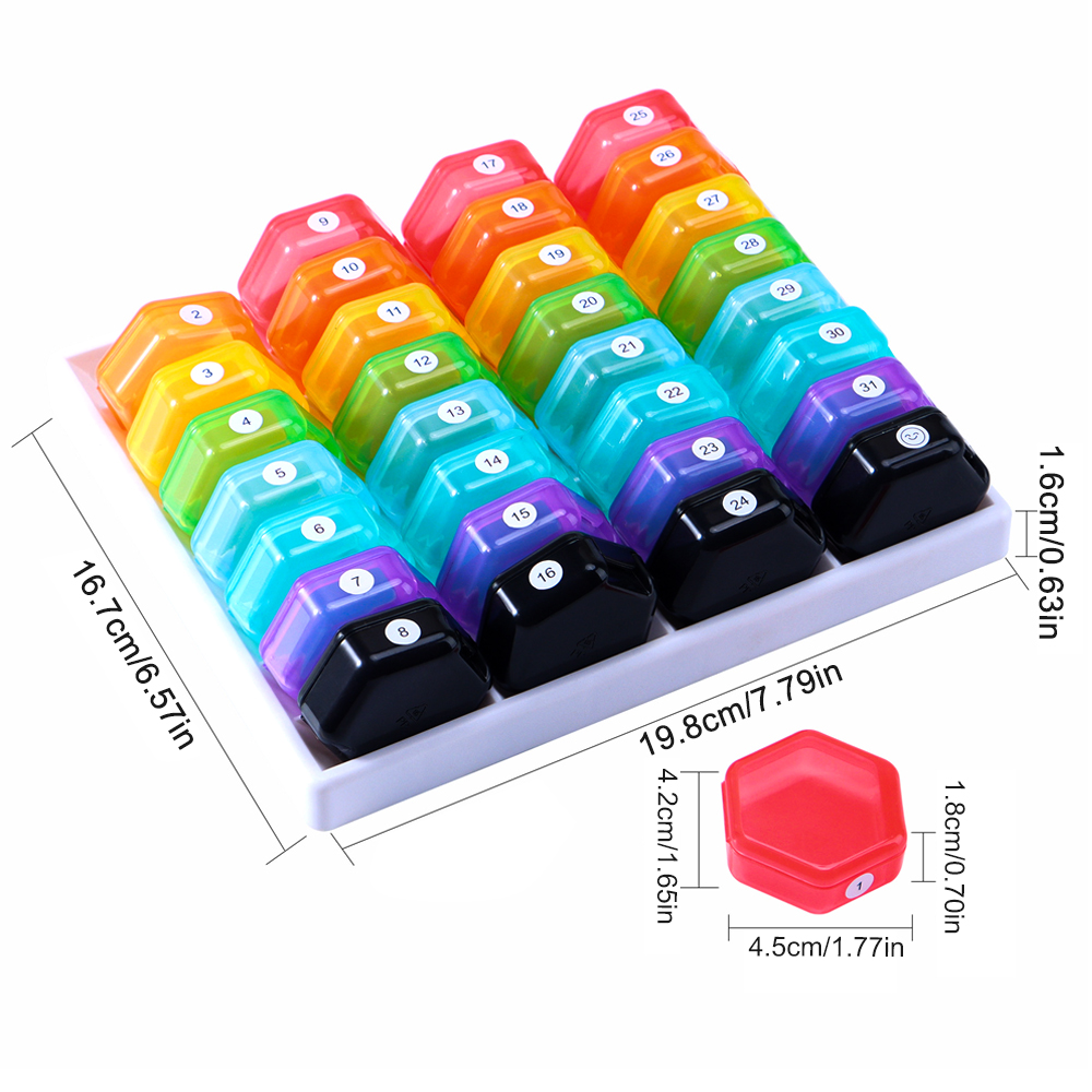 Organizador de Pastillas Mensu - Food Storage With Dividers reseña y precio