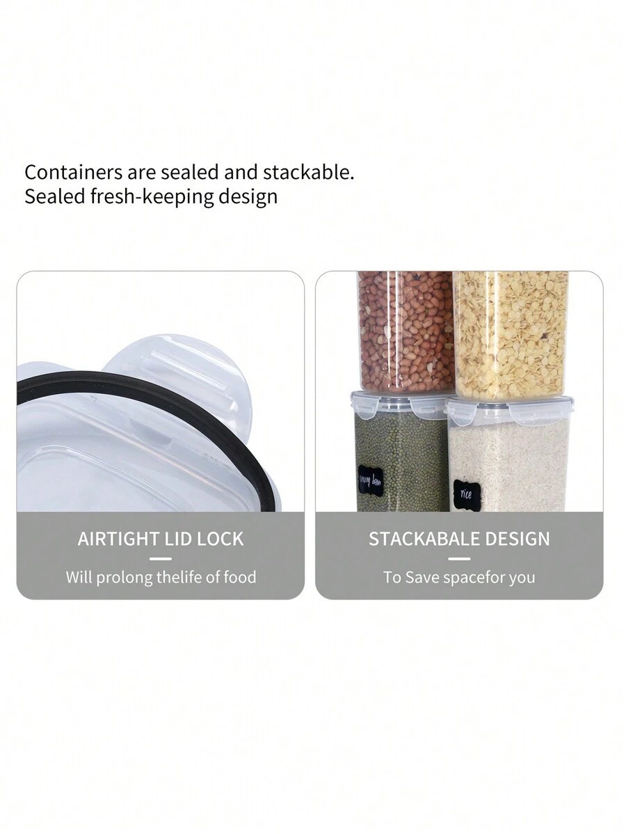 Frascos de almacenamiento de a - Food Storage Labels reseña y precio