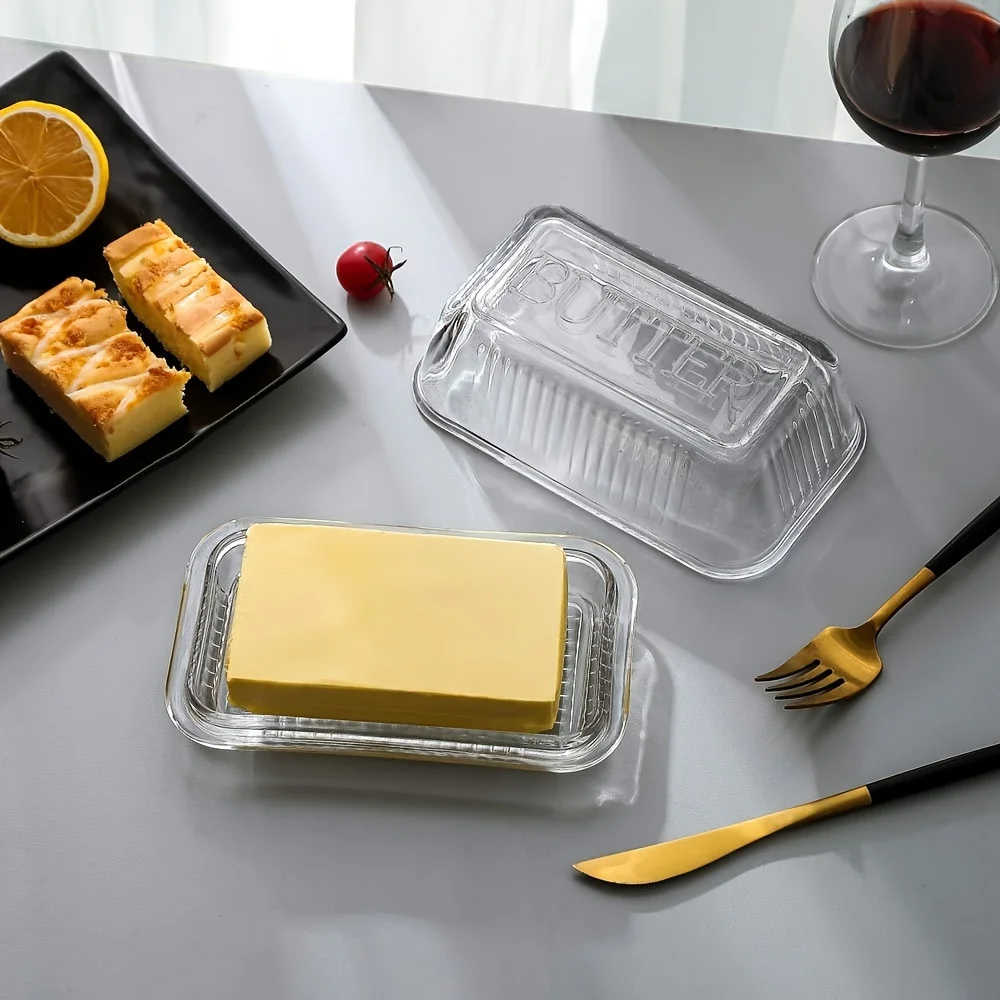 Plato de mantequilla transpare - Food Storage Oven Safe reseña y precio