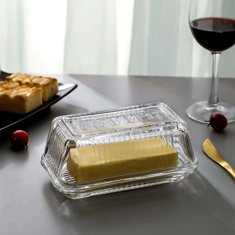 Plato de mantequilla transpare - Food Storage Oven Safe reseña y precio