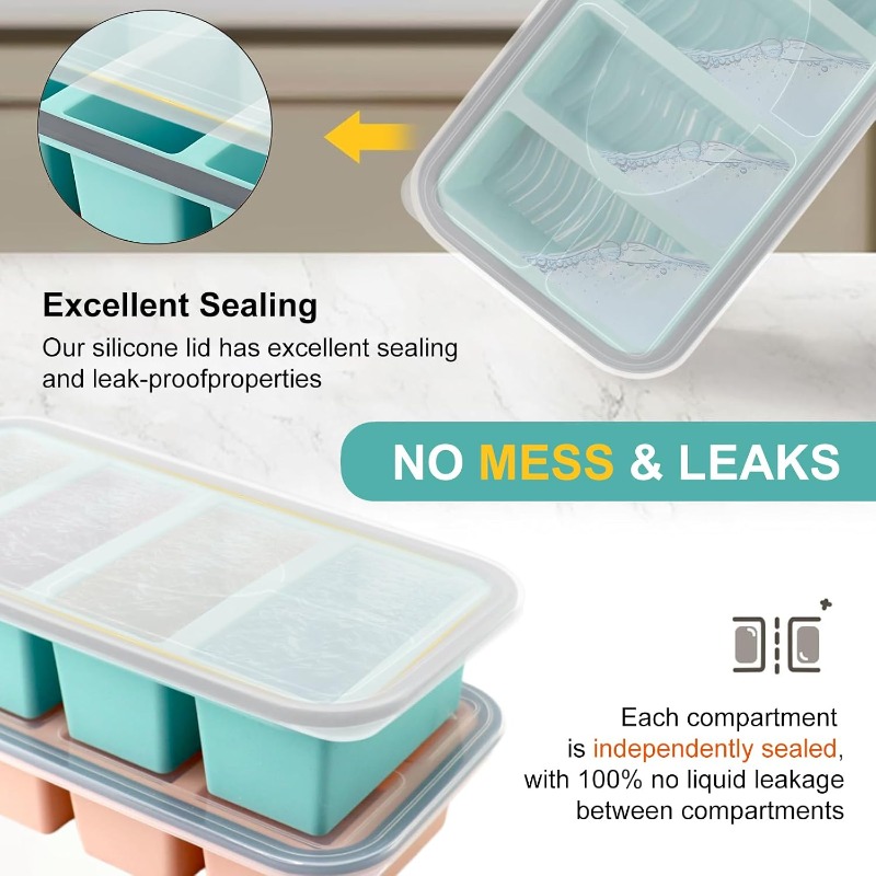 Moldes de Silicona para Congel - Food Storage Meals reseña y precio