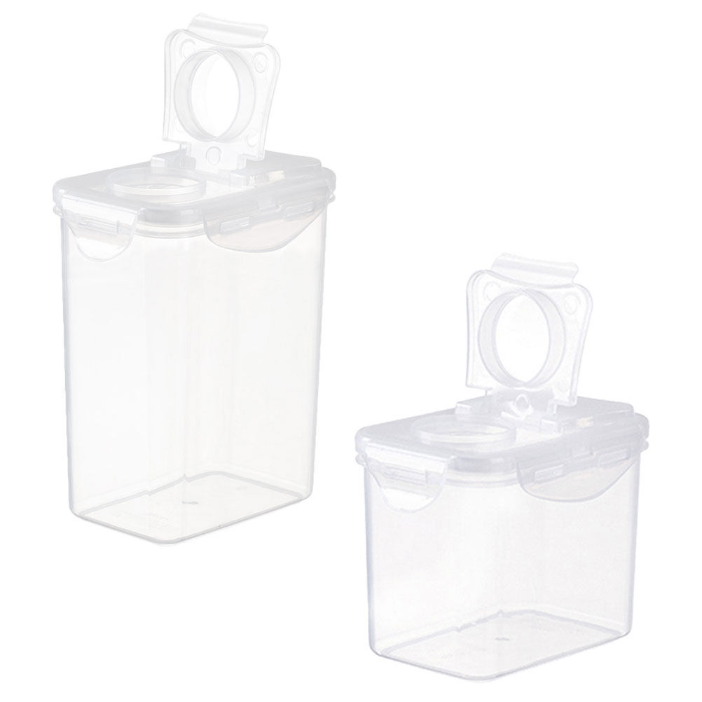 Juego de 2 recipientes herméti - Food Storage Containers reseña y precio