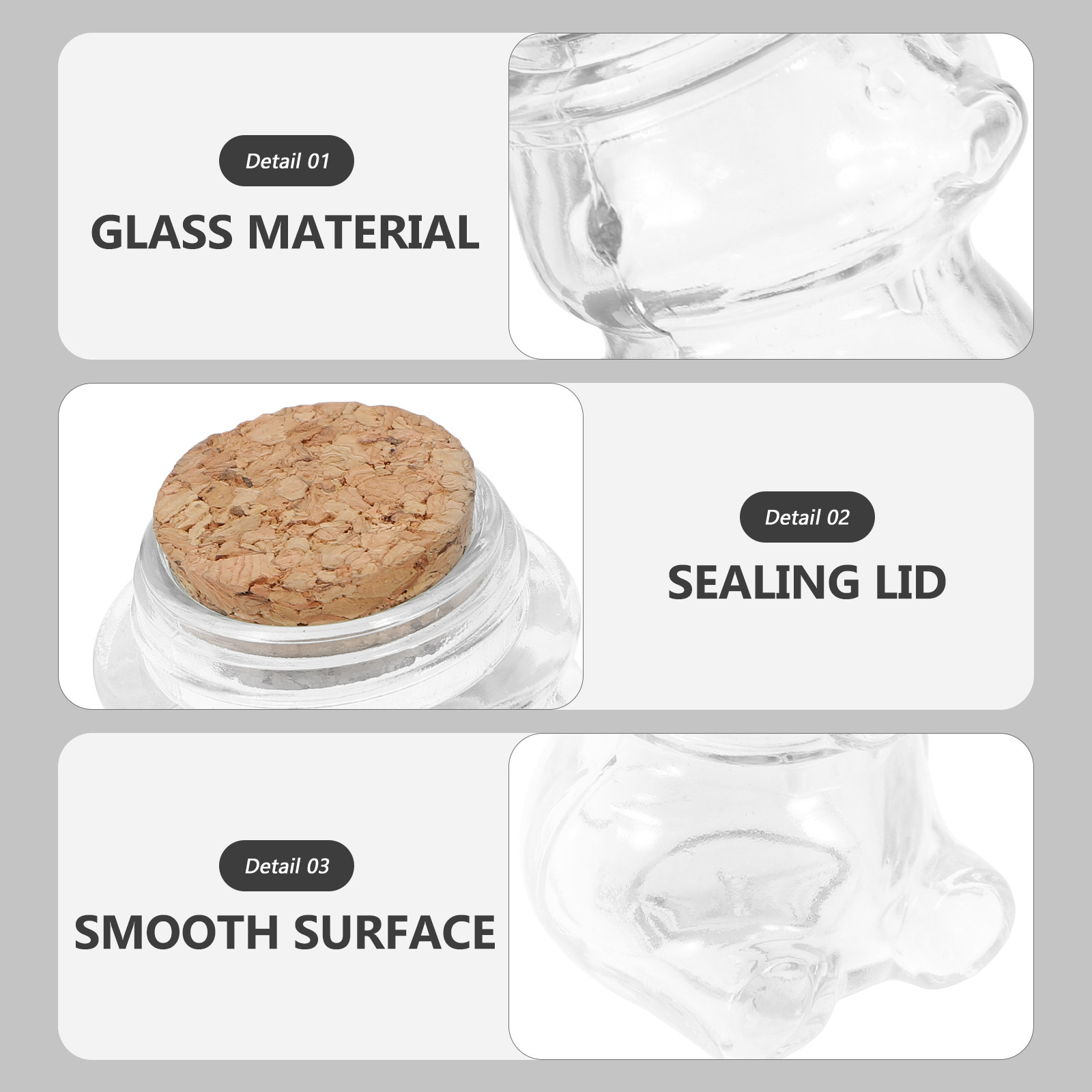 Juego de 4 recipientes de vidr - Food Storage Containers reseña y precio